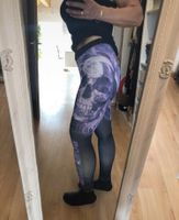 Leggings mit Totenkopfprint Baden-Württemberg - Ringsheim Vorschau