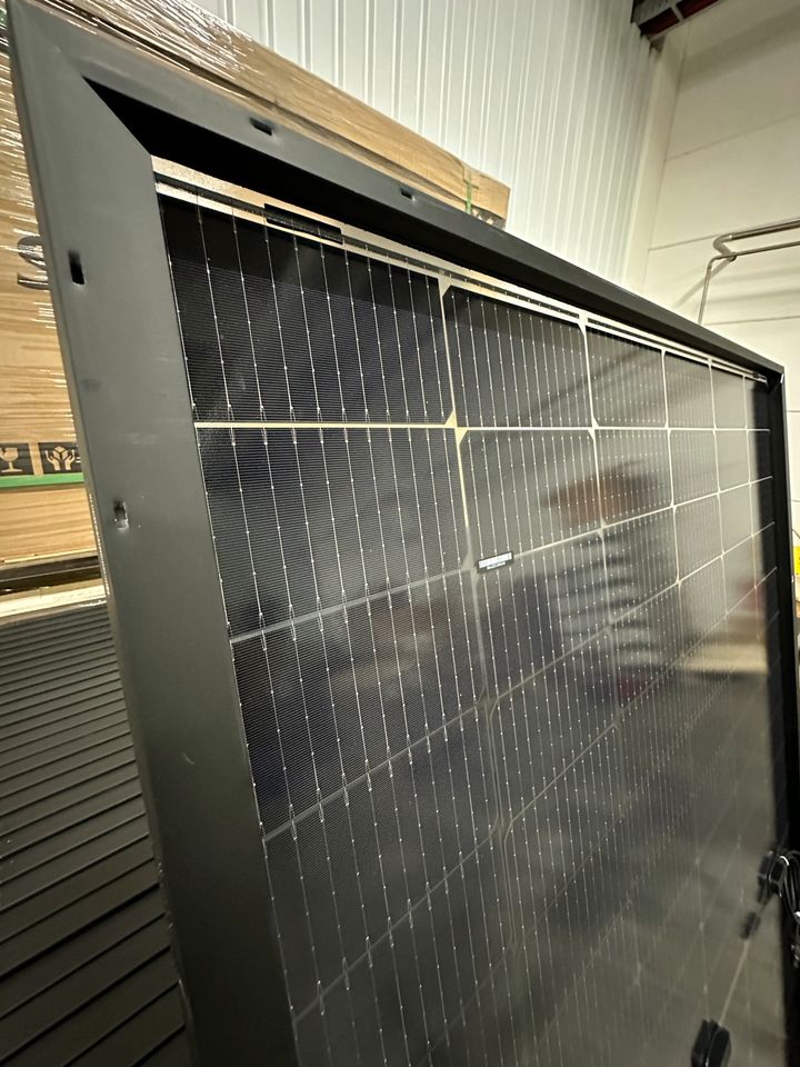 400W SUNKET Glas-Glas All Black 120 Zellen Bifacial HJT Mono Halbzellen-PV-Module Solarmodule 1755x1038x30mm Photovoltaik Solarpanel in Moers