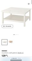 IKEA Couchtisch Holz weiß gebeizt 90x90 Bayern - Neusäß Vorschau