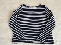 Marc O’Polo Pullover-Shirt blau/weis maritim Brandenburg - Ahrensfelde Vorschau