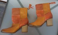 Tamaris Stiefeletten Gr. 39 Patchwork Nieten Ethno Boho Stiefel Hessen - Bad Zwesten Vorschau