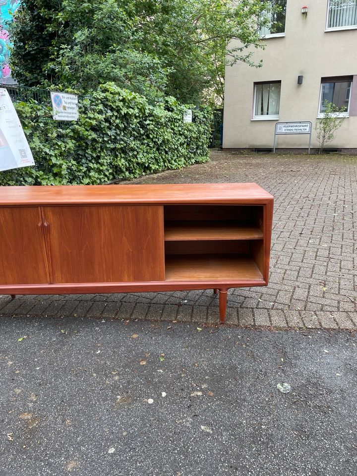 ◤ Teakholz Sideboard von Axel Christensen für Aco Møbler mid Century lowboard Retro Kommode Danish Schrank Dänisch Design 50er 60er 70er Teak Anrichte Highboard schubladenkommode Fernseher antik in Berlin