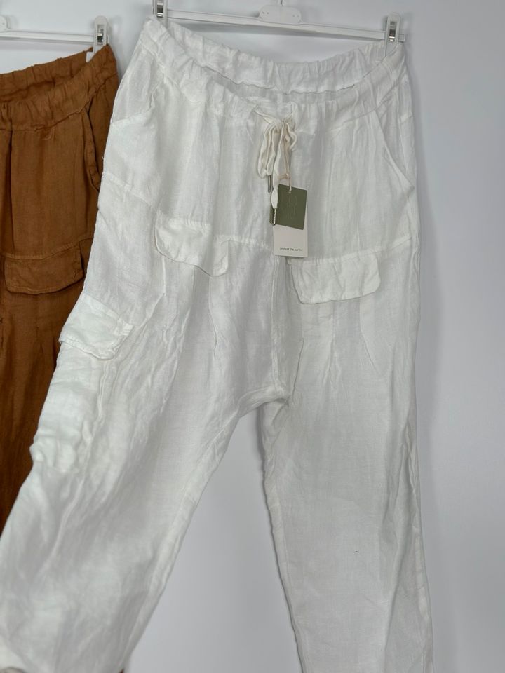 Aktion Damen Leinen baggy hose Aladin Harem Hose s m l xl xxl in Mainz