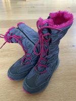 Lico Mädchen Winterstiefel grau pink Größe 33 Hessen - Hofheim am Taunus Vorschau