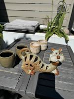 niedliche Deko Keramikkatze Teelicht und 4 passende kl Übertöpfe Brandenburg - Königs Wusterhausen Vorschau