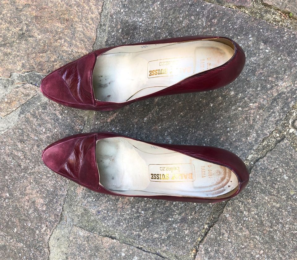 True Vintage 50er Pumps Bally Suisse bellazza Gr.  5,5 (38,5) in Leimen