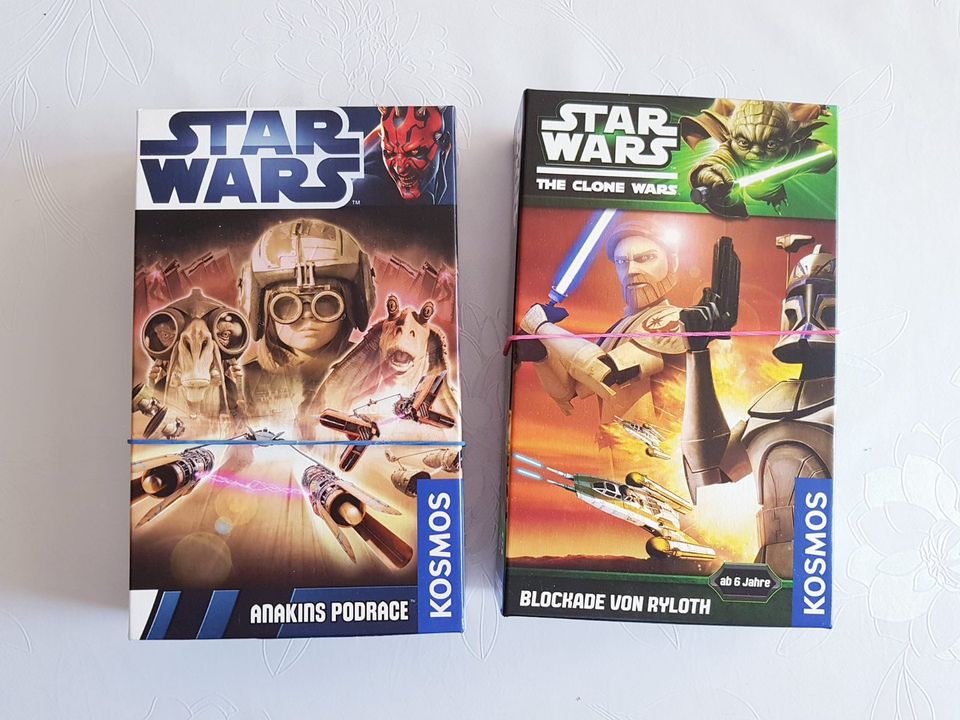 2 Spiele Star Wars The Clon Wars & Anakins Podracer Kosmos in Frankfurt am Main