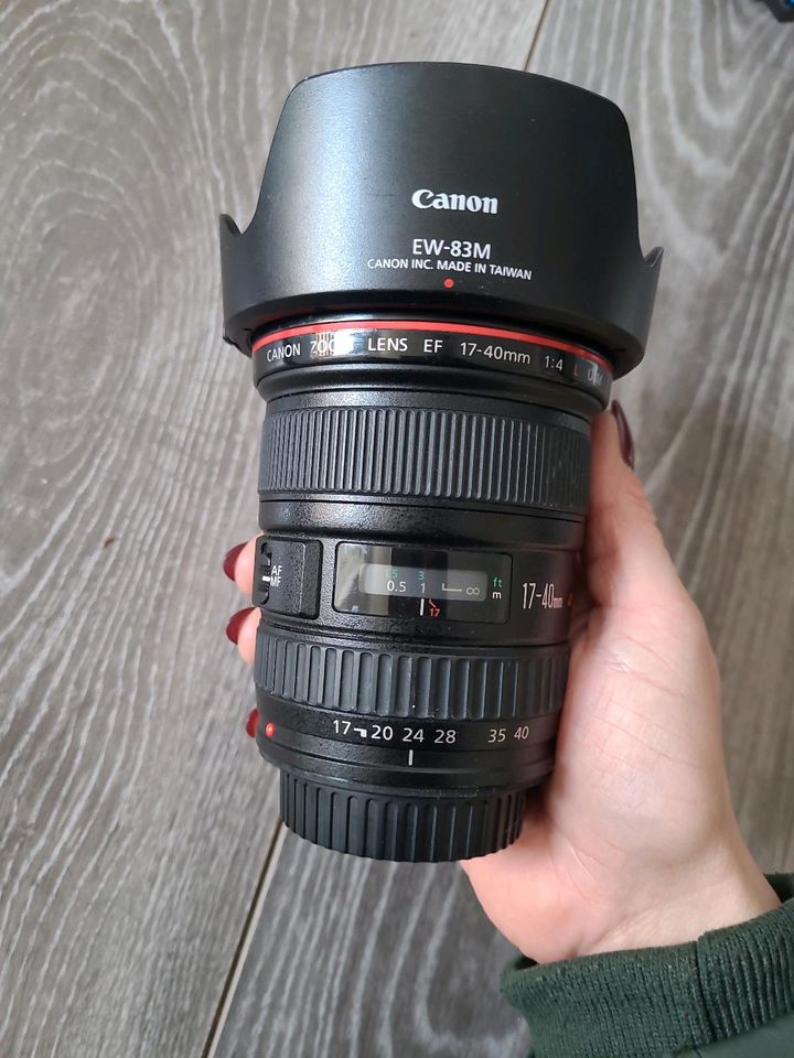 Canon 17-40mm 1:4,0 L USM objektiv spiegelreflex vollformat in Osnabrück