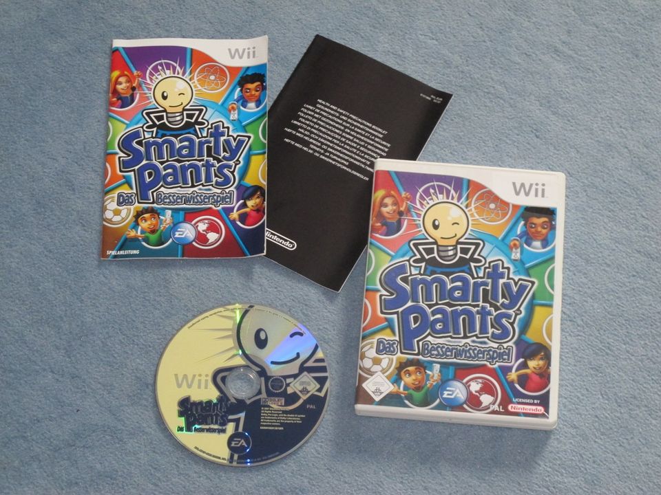 Wii Spiel Smarty Pants, Das Besserwisserspiel, guter Zustand in Kiel