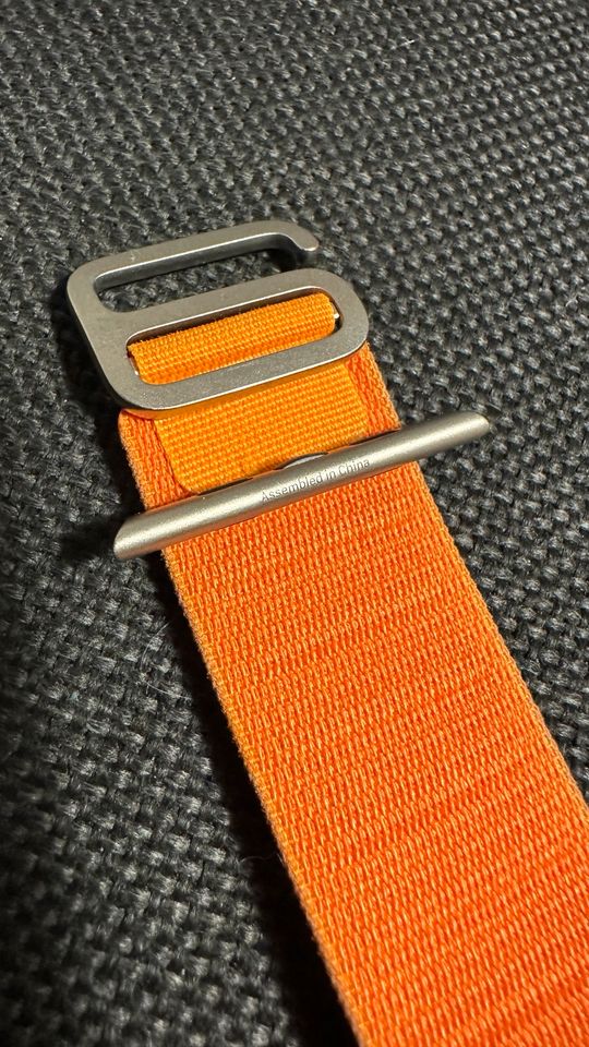 Apple Watch Alpine Loop•Ultra Armband•Original•Größe M•Orange• in Augsburg