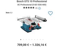 Bosch GTS 10 XC Tischkreissäge Nordrhein-Westfalen - Frechen Vorschau