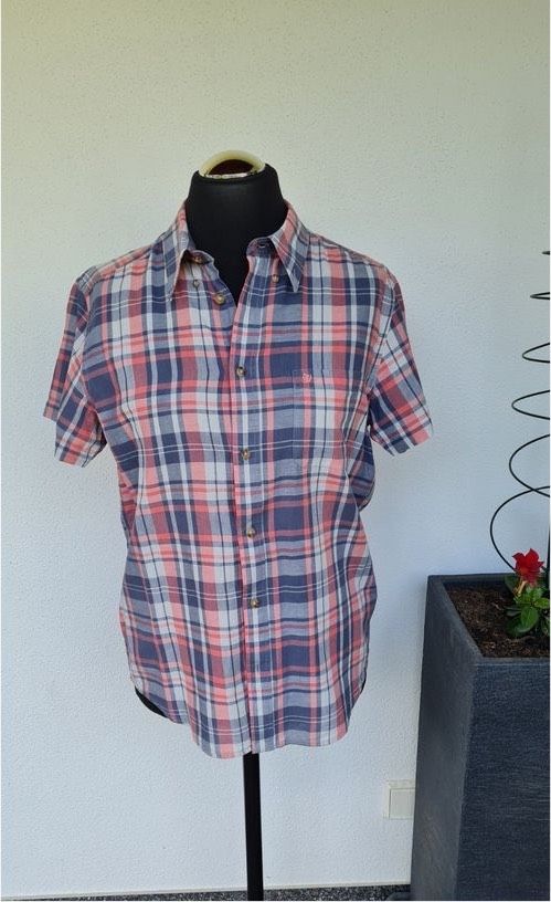 Wrangler Herren Sommer Hemd Größe M L 50 blau rot regular in Burgau