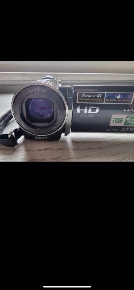 Sony Handycam HDR-CX115E Kamera Cam sehr guter Zustand in Stelle