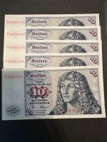 10 Deutsche Mark 1980 YE 5x fortlaufend Nummeriert Sachsen-Anhalt - Blankenburg (Harz) Vorschau