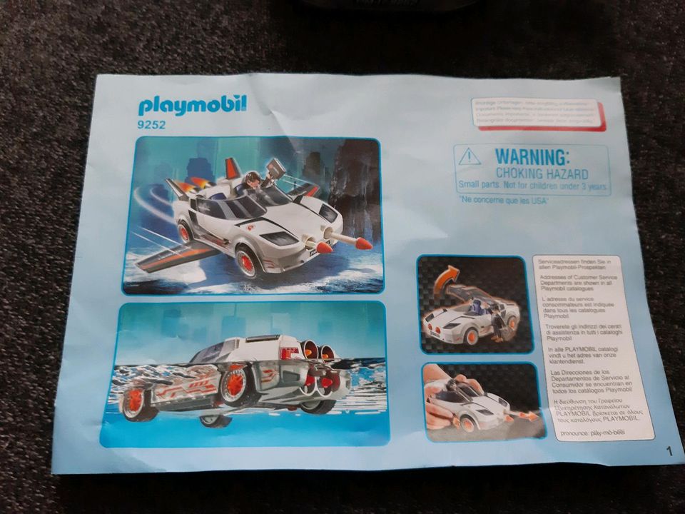 Playmobil 9252 Top Agents fliegendes Auto in Rheine