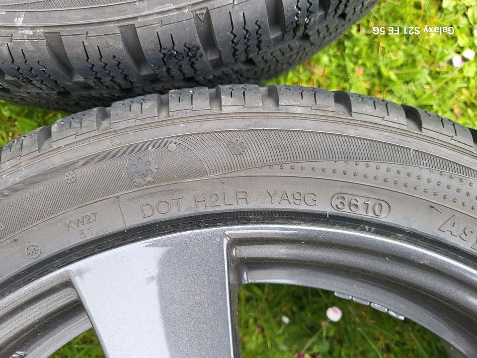 4x 17" Dezent Alufelgen mit 205/45 R17 Winterreifen in Hagen