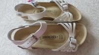 Birkenstock Bali Größe 41, in weiß + blau Leder Sandalen Nordrhein-Westfalen - Warendorf Vorschau