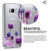 Samsung Galaxy S8 Handyhülle Silikon Blume Kugel Pink Viol Niedersachsen - Burgwedel Vorschau