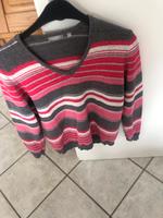 Damen Pullover RABE Gr. 40 pink grau gestreift Bayern - Baldham Vorschau