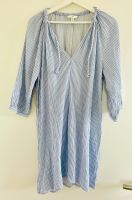 H&M Strandkleid - XS - hellblau weiß gestreift - Tunika Minikleid Bayern - Vaterstetten Vorschau