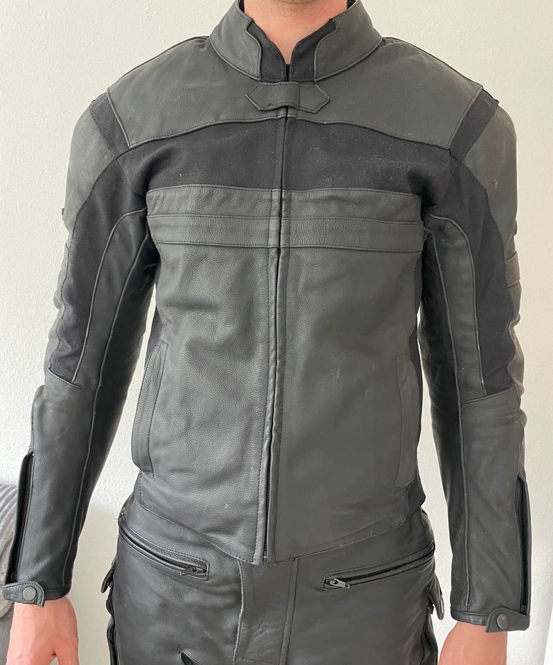 Lederkombi schwarz Speed 7 Herren Gr. M/L in Haßmersheim