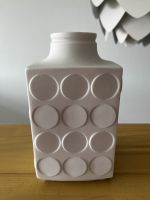 Winterling Biskuit Vase weiss Münzen OP Art 60/70er Jahre Retro Bayern - Marktleugast Vorschau