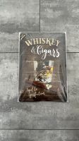 Whiskey & Cigars Metallschild * Hochzeitsdeko * Whiskeybar NEU Nordrhein-Westfalen - Enger Vorschau