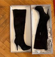 Wildlederstiefel schwarz von Deichmann 41 Berlin - Schöneberg Vorschau