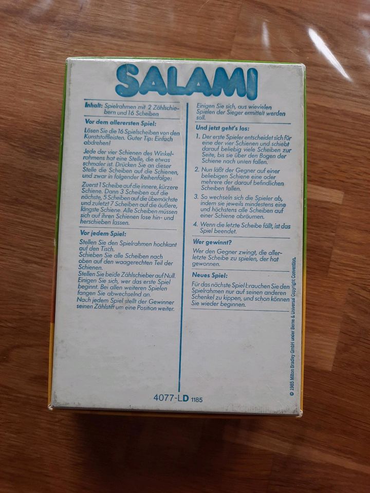 MB Spiel Salami Mitbringspiel wie NEU in Reichelsheim (Odenwald)