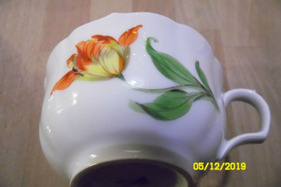 Meissen Kaffeeservice Blume 1. Wahl  ca. 1935-1945 in Wittenmoor