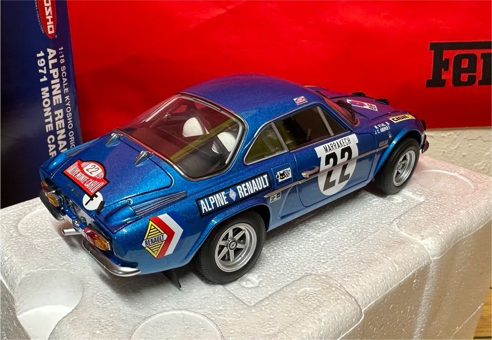 KYOSHO 1971 Monte-Carlo Rally Alpine Renault A110 Modellauto 1:18 in Nürnberg (Mittelfr)