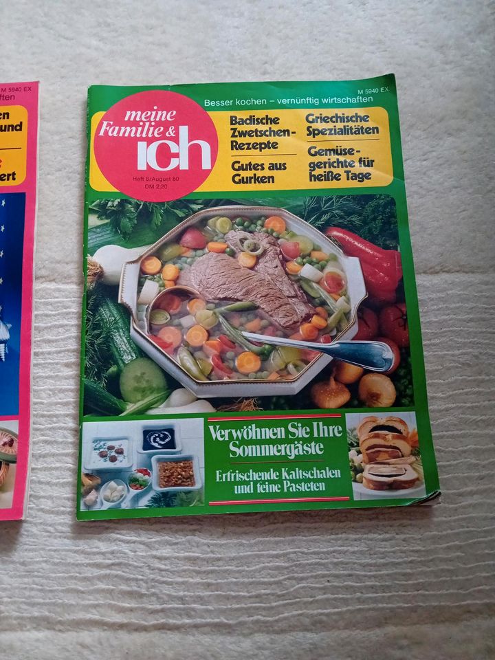 Zeitschrift meine Familie & ich Heft 8 + Heft 11 1980 in Rottweil