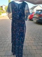 Kleid lang Esprit gr. 34 S dunkelblau mit Blumen Bayern - Kümmersbruck Vorschau