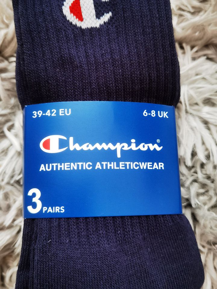 Champion Sport Socken 3 SOCKEN Authentic Athleticwear Unisex in Taufkirchen Vils