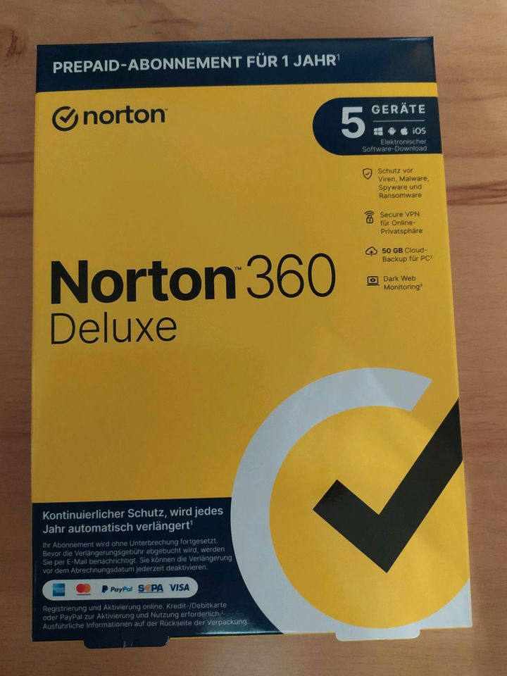 Norton 360 Deluxe Software Virenschutz in Woltersdorf