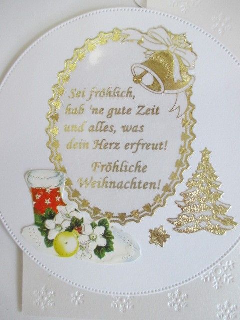 Weihnachtskarte Freunde Grußkarte mit Spruch Freunde in Herrischried