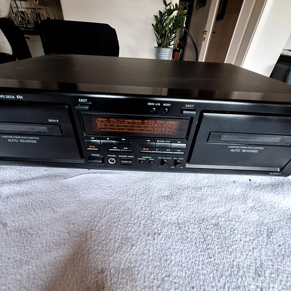 Onkyo TA RW411 Cassettendeck Doppeltapedeck in Neuenhaus