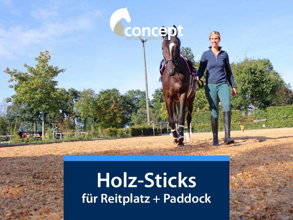 Holz-Sticks / Reiterspäne für Reitplatz, Paddock, Reitboden in Neuenkirchen - Merzen