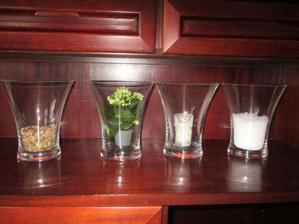 Windlicht, Übertopf, Dekoglas, Vase, Glas, sehr dekorativ in Volkach