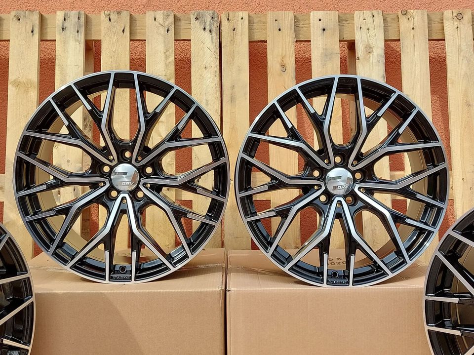 ⭐20 Zoll Felgen Wheelworld WH37 8,5x20 ET42 schwarz poliert Alufelgen neu Mercedes-Benz C-Klasse W205 W206 Vito Mixto (Double Cabin) W447 Vito Kasten W447 Vito Tourer W447 C-Klasse T-Model S205 S206 in Schmalkalden