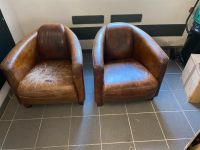 Art Deco Design Lounge Sessel aus Rindsleder 2x Rheinland-Pfalz - Neupotz Vorschau