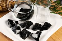 Obsidian Wassersteine | Rohsteine schwarzer Obsidian Nordrhein-Westfalen - Langenfeld Vorschau