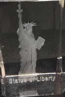 Statue of Liberty im 3 D Glasquader mit Geschenkbox/Kristallstatu Rheinland-Pfalz - Maxdorf Vorschau