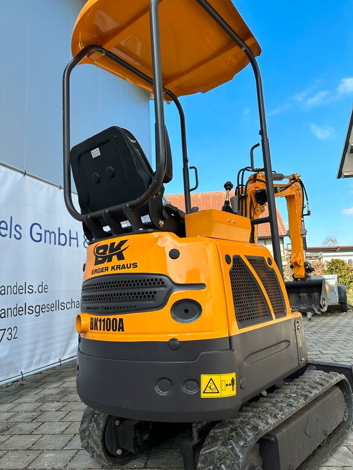 Neu Minibagger BK1100 A Kubota Motor in Neu Ulm