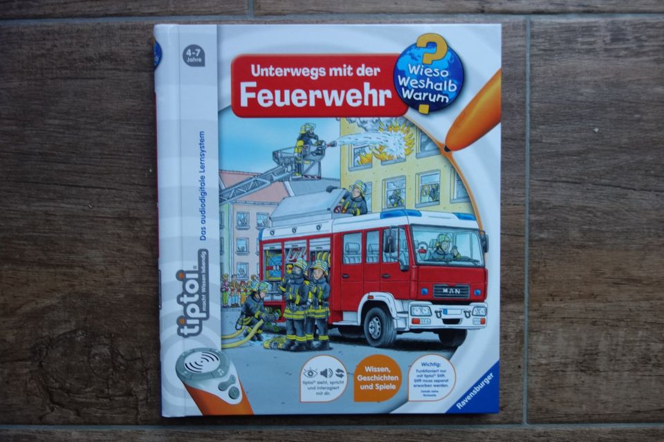 Tiptoi Buch Nr. 6 Unterwegs mit der Feuerwehr in Ingolstadt