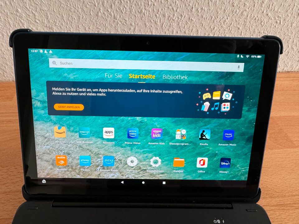 Amazon Fire HD 10 (11. Generation) 32 GB + Bluetooth-Tastaturhüll in Köln