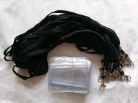 28x Lanyards Schwarz, 27x Namensschilder transparent, neu Baden-Württemberg - Altbach Vorschau