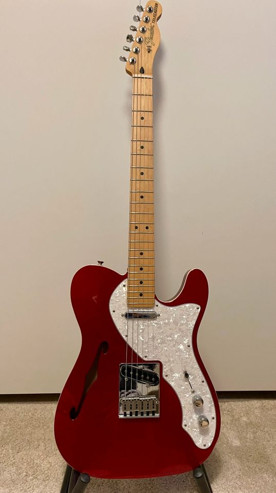 Fender Deluxe Thinline Telecaster Candy Apple Red in Norderstedt