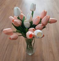 Tulpen Kunstblume rosa weiß Mix 24 Stk Mecklenburg-Strelitz - Landkreis - Neverin Vorschau