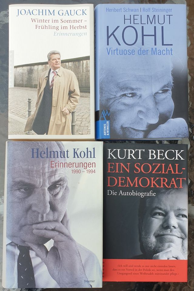 Bücher Konvolut - Politik/Geschichte - Kohl, Brandt, Schröder in Diez